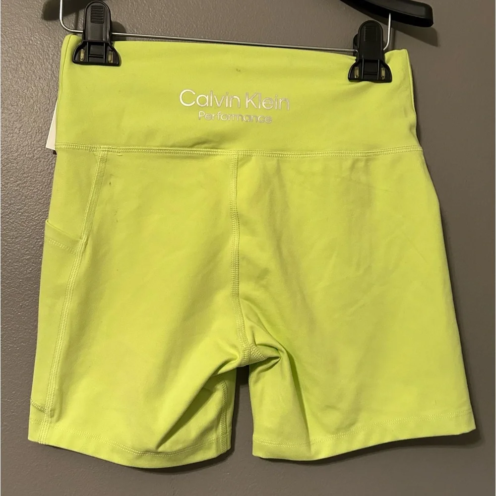 NWT Lot of Calvin Klein Performance Sz Small High Waist Biker Athletic Shorts! - Picture 11 of 14